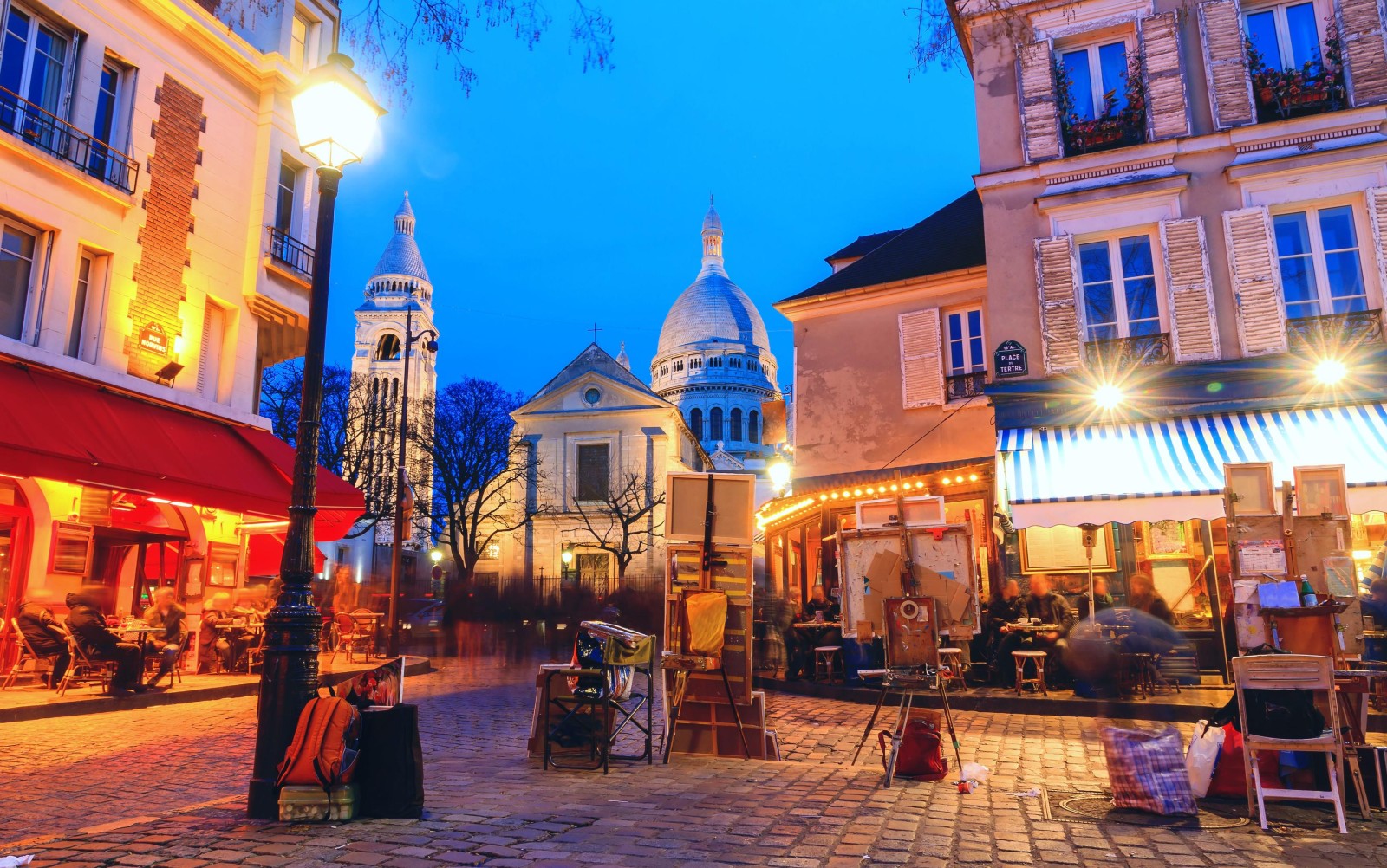 parigi montmartre notte hd