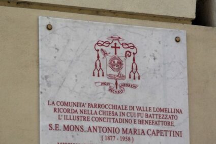 Monsignor Antonio Maria Capettini, da Valle Lomellina alla Cina