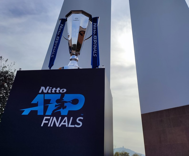 Il trofeo NITTO ATP al Torino Outlet Village nel 2023