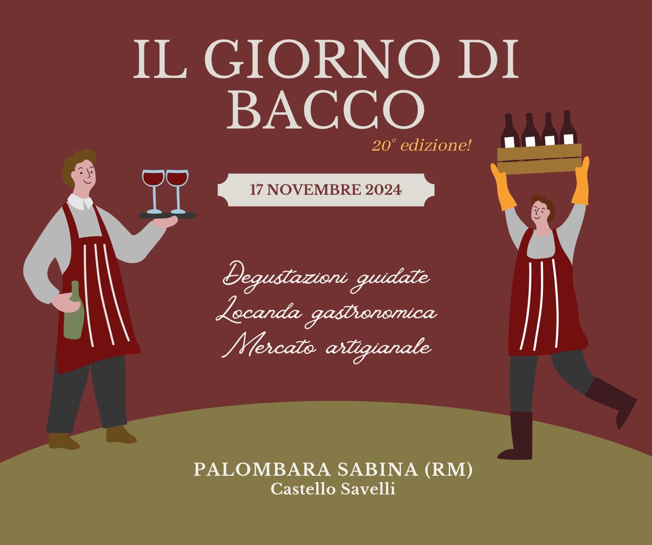 IL GIORNO DI BACCO A PALOMBARA SABINA